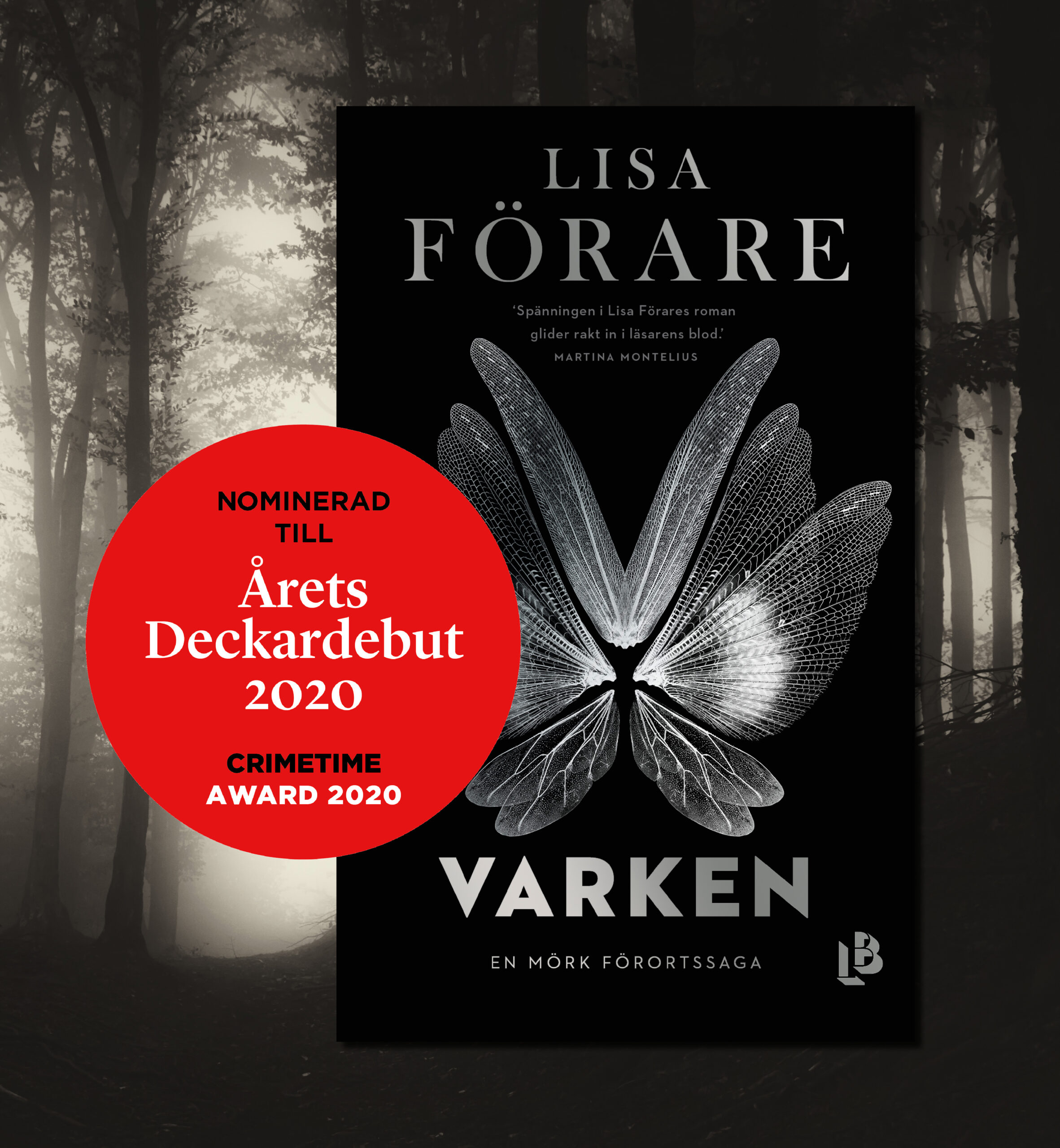 Varken nominerad till Årets Deckardebut 2020 i Crimetime Award!